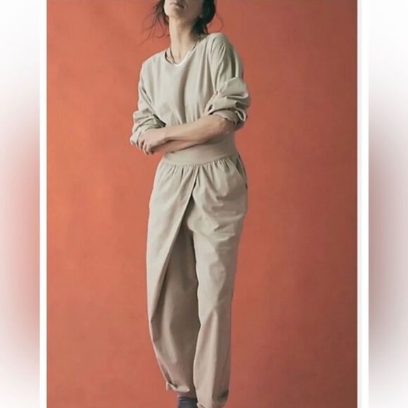 NWOT Free people Endless Summer Sonika Jumpsuit cotton long sleeve Sz XS Tan - Picture 11 of 11